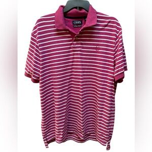 Chaps Natural Stretch‎ Striped Polo